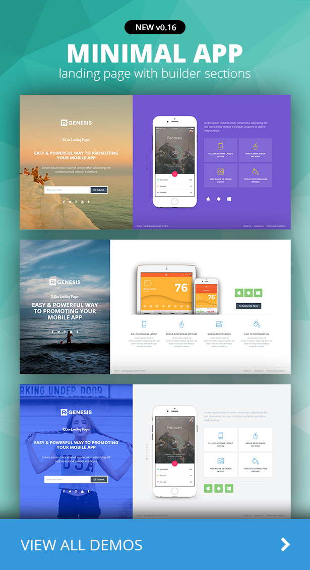 R.Gen Landing Pages