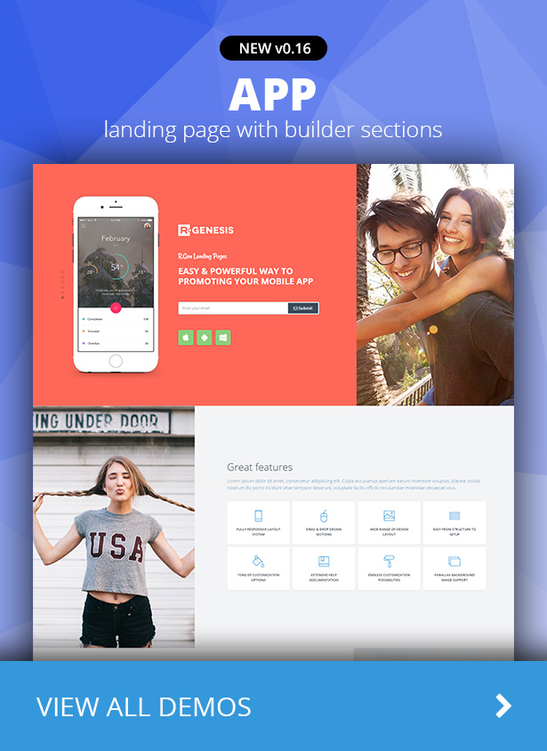 R.Gen Landing Pages