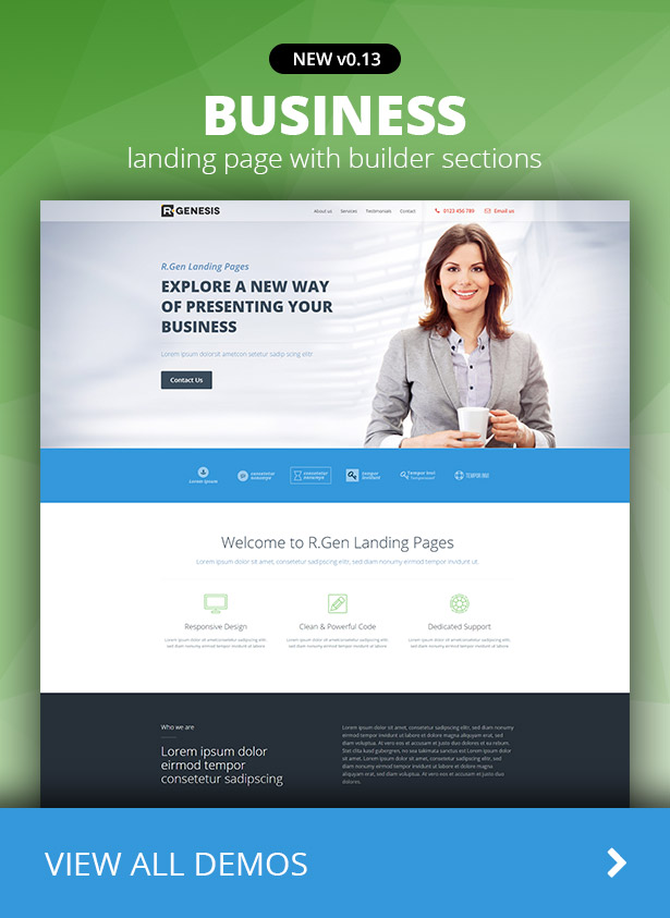 R.Gen Landing Pages
