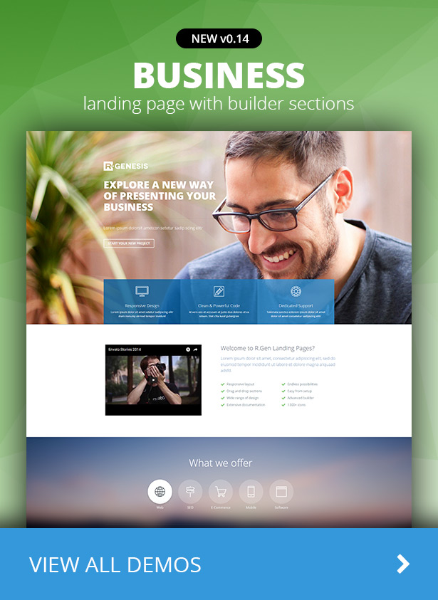 R.Gen Landing Pages